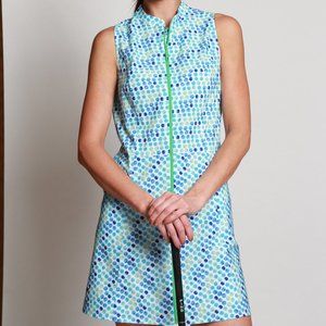 Lightweight Front Zipper Dress (Multi)